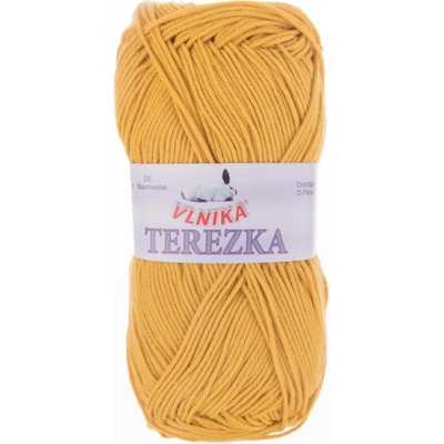 VLNIKA Příze Terezka Varianta: 134 světle hořčicová