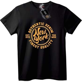 NOONEBRAND Тениска New York Автентичен деним - 2XL, Black