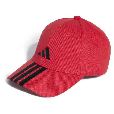 Бейзболна шапка Adidas 3 Stripes New Logo Baseball cap - Red (Pure Ruby / Black)