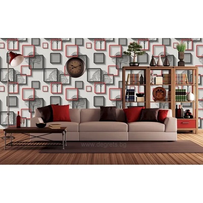 Тапет хартиен Нелми 3d сив