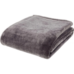 Catherine Lansfield Тъмносиво одеяло от микроплюш 130x170 cm Raschel Velvet - Catherine Lansfield (DS/52645/W/130170/CHC)