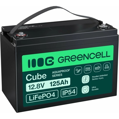 Green Cell Cube LiFePO4 12,8V 125Ah LFPGC12V125AH