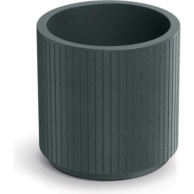 Prosperplast Kvetináč Coros Okrúhly grafitový, 30 cm