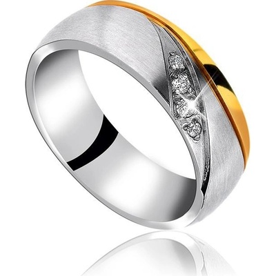 MPM Snubní ocelový prsten z chirurgické oceli Wedding ring 70132 A