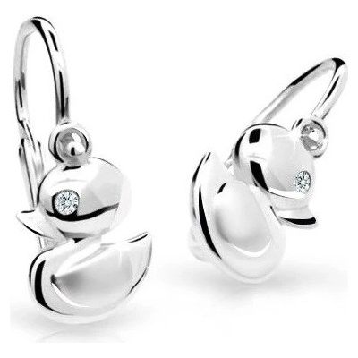 Cutie Diamonds dětské náušnice z bílého zlata s brilianty DC1954-10-00-X-2