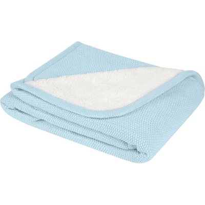KikkaBoo Плетено памучно одеяло с шерпа Dream Big Blue (kikka-31103010047)