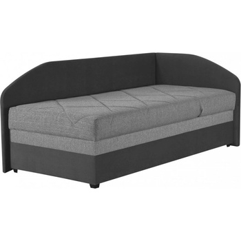 Blanář Turi do pravého rohu vč. roštu s matrací šedá