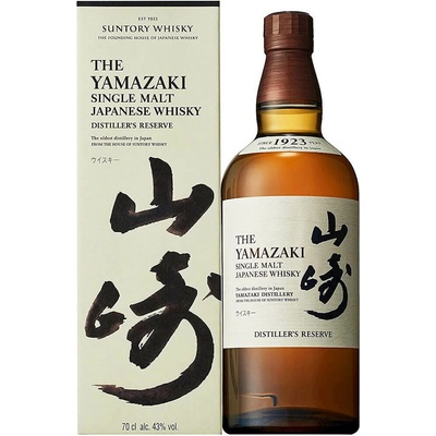 Suntory The Yamazaki Distillers Reserve Single Malt Japanese Whisky 43% 0,7 l (kartón)