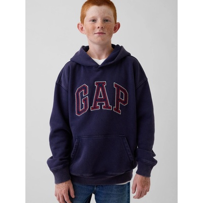 GAP dětská mikina s logem VintageSoft tmavě modrá