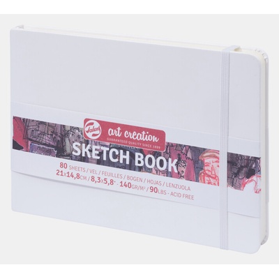 Talens Art Creation Sketchbook v pevnej väzbe White 21 x 14,8