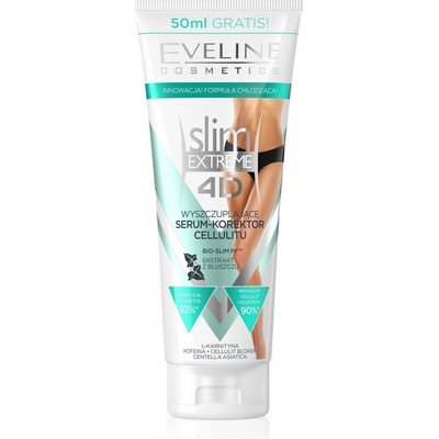 Eveline Cosmetics 3D Slim Extreme zoštíhlujúce a spvňujíce anticelulitídne sérum 250 ml