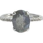 Silenti Jewelry Сребърен пръстен "Лабрадорит" - 9 - 59.5мм (19.1мм диам. )
