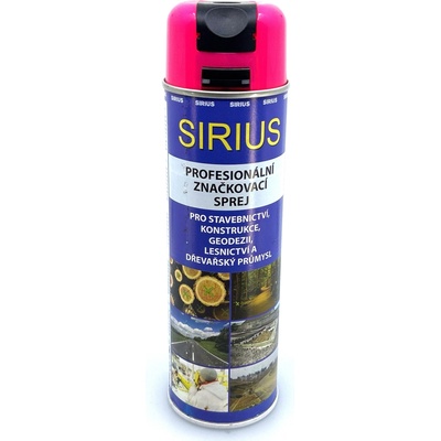 Sirius značkovací sprej 500 ml ružový