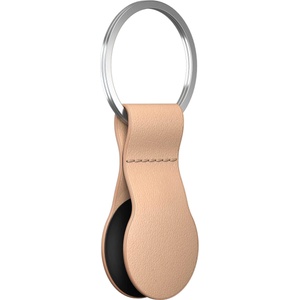Nomad Висококачествен ключодържател от естествена кожа за Apple AirTag - Nomad AirTag Leather Loop (светлокафяв) (NM01016885)