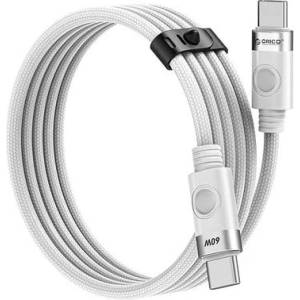 ORICO кабел Cable USB C-to-C PD 60W Charging 1.0m White - CDX-60CC-WH (CDX-60CC-WH-BP) - tehnik