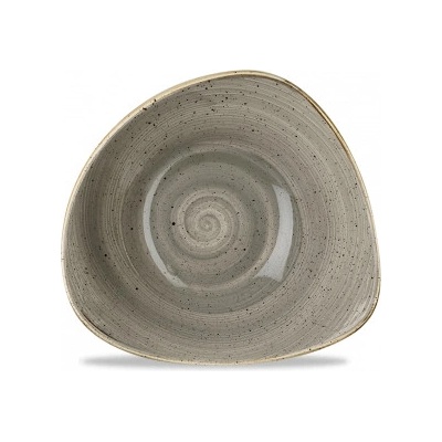 Churchill 1795 Stonecast Peppercorn grey 18,5 cm miska ve tvaru trojúhelníku