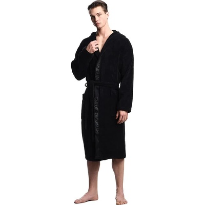 Emporio armani Sponge Bathrobe dressing gown - Black (Black)