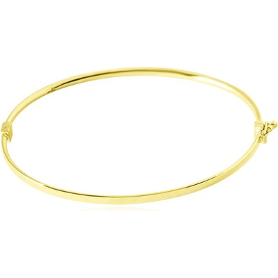 Gemmax Jewelry zlatý náramek obručový s hladkou extra lesklou úpravou GLBYN-20-03367