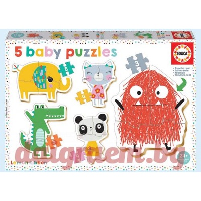 Educa Пъзел educa baby 18592 - 21 части - Животни (edu18592)