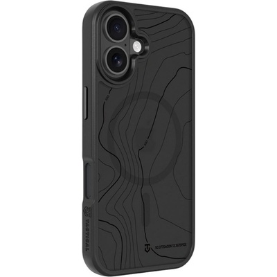 Tactical iPhone 17 TACTICAL MAGFORCE HYPERSTEALTH SIKA силиконов протектор за телефон, устойчив на удар, топографска шарка, ЧЕРЕН 57983126282 (57983126282)