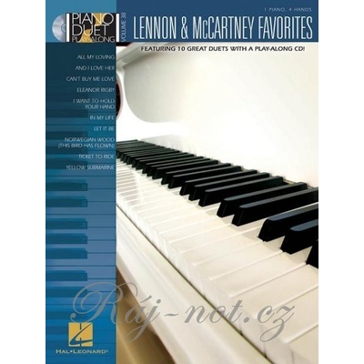 PIANO DUET PLAY-ALONG 38 LENNON & McCARTNEY FAVORITES + CD