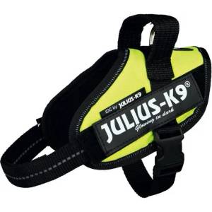 TRIXIE Силовен колан за кучета Julius K9 - неоново жълт, XS-Mini-Mini/40-53cm