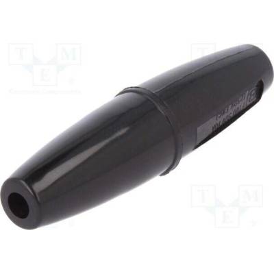 BULGIN FX0180/BK Zásuvka; 6,3x32mm; na kabel; Imax: 10A; Ujmen: 50V; -20÷90°C
