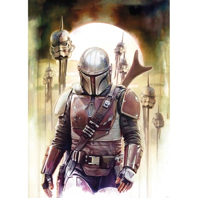 Komar Vliesová fototapeta Star Wars The Mandalorian Big Impaler rozměry 200 x 280 cm