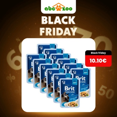 Brit Premium Cat Delicate Fillets in Gravy with Chicken 12 x 85 g