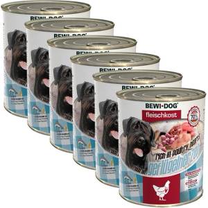 Bewi Dog консерви - Пилешки сърца 6 x 800 г