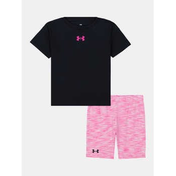 Under Armour Момичешки комплект Under Armour UA TWIST BIKE SHORT SET-BLK Under Armour | Cheren | Момичешки | 2-3YR