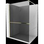 Mexen Kioto+ душ параван с рафт Walk-in 110 x 200 cm, графит, злато - 800-110-121-50-40 (800-110-121-50-40)