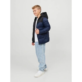 Jack & Jones Junior bunda 12236884 tmavomodrá