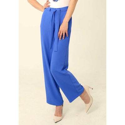 Radek's collection Дамски разкроен панталон в син цвят 62309-407