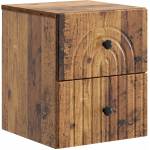 vidaXL Спален шкаф с монтаж на стена Старо дърво 33 x 34, 5 x 40 см (898141)