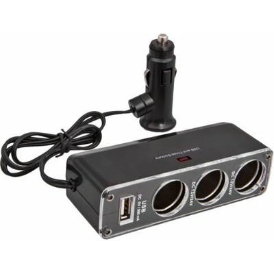 Deminas | Kvalitné roztrojka do auta 12 / 24V s USB