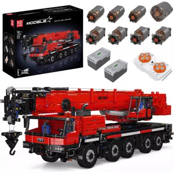 Mould King 17074 Autožeriav R/C LTM 1110 Červená