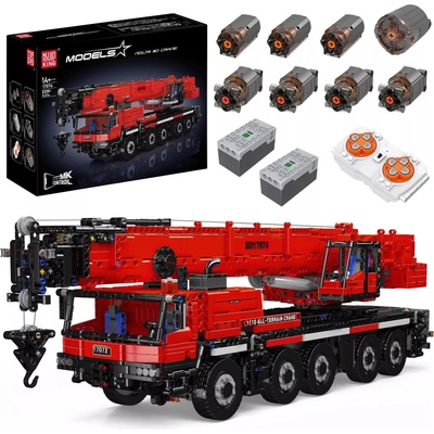 Mould King 17074 Autožeriav R/C LTM 1110 Červená