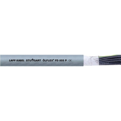 Lapp 27563/100 kabel pro energetické řetězy ÖLFLEX® FD 855 P 5 G 1 mm² šedá 100 m