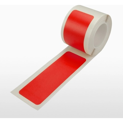 Podlahové vyznačovací pruhy WT-5124 – PVC, červená, 75 mm × 25 m