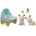 EPOCH Sylvanian Families | Baby cart with Rabbits with Chocolate Ears 5432