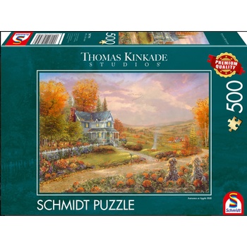 Schmidt Spiele Пъзел Schmidt от 500 части - Есен в Епъл Хил (58795)