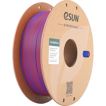 eSUN PLA-Matte Dual Red Blue - 1, 75 mm / 1000 g (PLA-MTD175B-RU1P1)