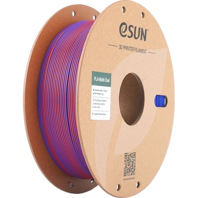 eSUN PLA-Matte Dual Red Blue - 1, 75 mm / 1000 g (PLA-MTD175B-RU1P1)