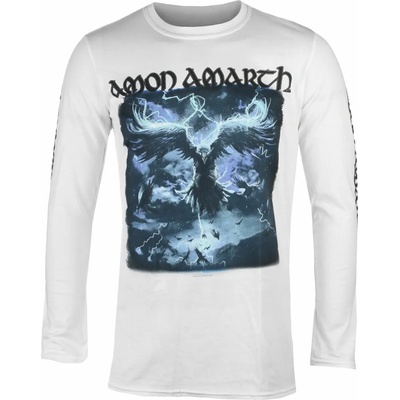 Plastic head Мъжка тениска с дълъг ръкав amon amarth - raven's flight - БЯЛ - plastic head - ph12123ls