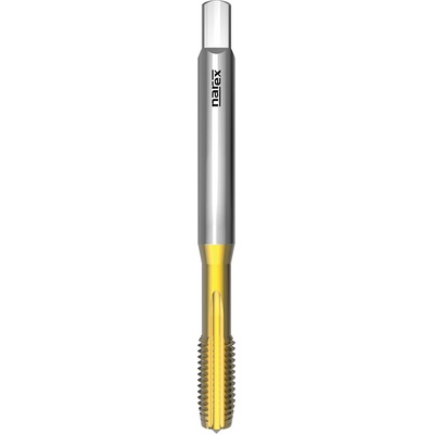 NAREX Závitník strojní s přímou drážkou din 371/c unc 5/16-18 2b hsse/tin (1014)