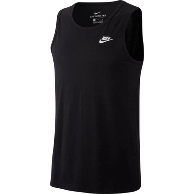 Nike NSW CLUB tank čierna biela