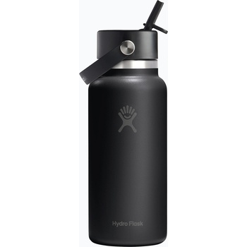 Hydro Flask Термобутилка Hydro Flask Wide Flex Straw 946 ml black