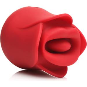 Lickgasm Sweet Kiss Kissing & Vibrating Clitoral Stimulator Red