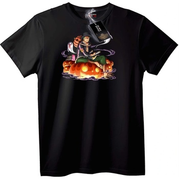 NOONEBRAND Тениска One Piece Зоро с тиква - L, Black